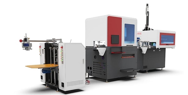 Intelligent 2 in1 High Speed Rigid Box Making Machine
